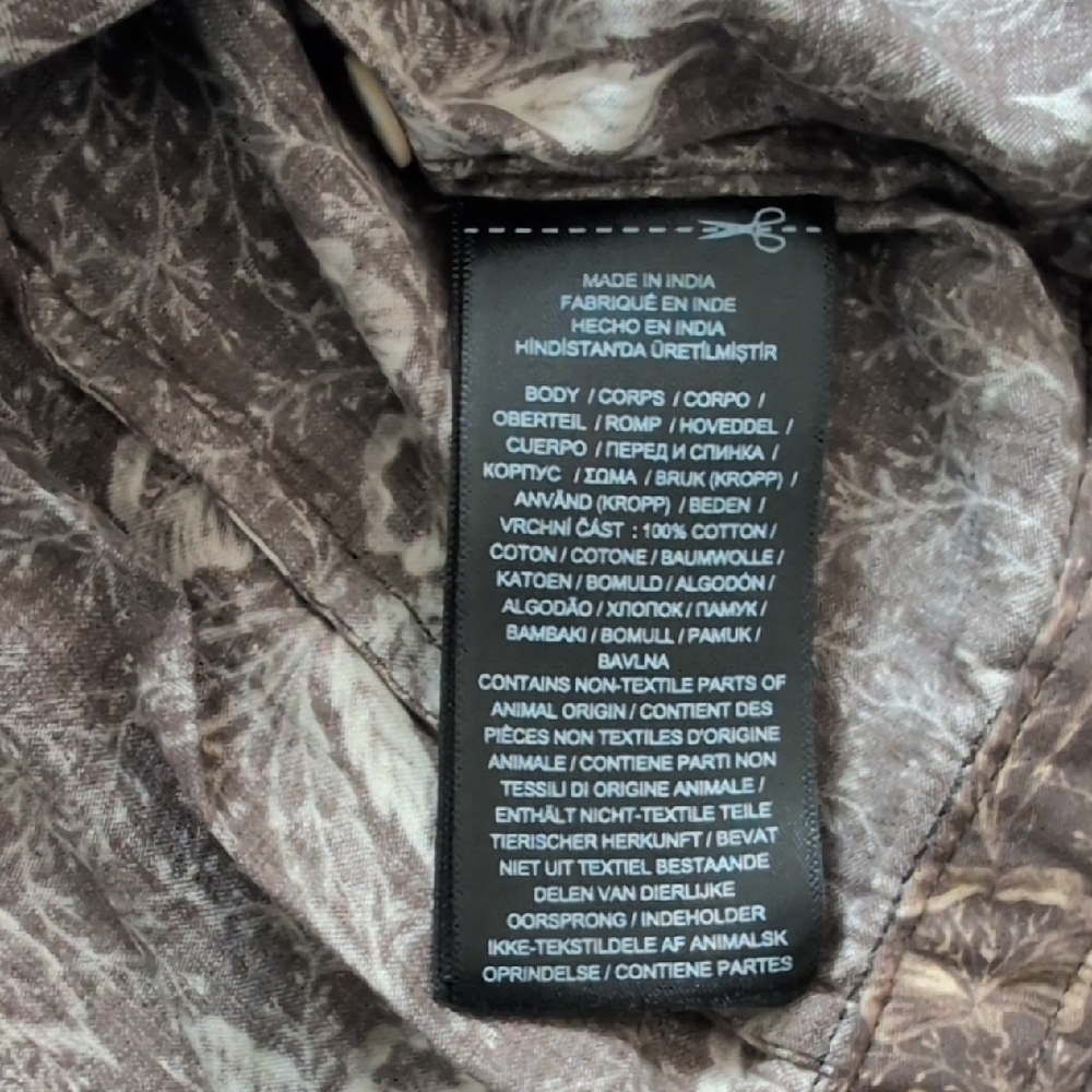 Ralph Lauren Double RL Brown Floral Blouse - Picture 9 of 10